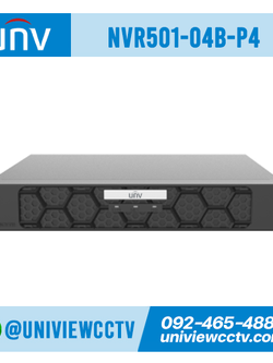 เครื่องบันทึก UNIVIEW รุ่น NVR501-04B-P4 จำนวน 4 ช่อง POE