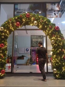 ให้เช่าซุ้มคริสต์มาสขนาด2.8เมตร พร้อมตกแต่งครบมาตราฐาน