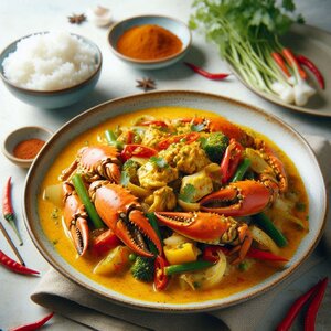 แจกฟรี! รูปปูผัดผงกะหรี่สุดอร่อย 🦀🍛 รสชาติกลมกล่อมกับเนื้อปูหวาน ๆ และผงกะหรี่หอม ๆ เสิร์ฟพร้อมข้าวสวยร้อน ๆ ใครขายอาหารทะเลต้องโพสต์นี้! 🌟🍚 #ปูผัดผงกะหรี่ #แจกฟรี #อาหารทะเล #โพสต์ขายของ #รสชาติกลมกล่อม