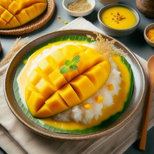 แจกฟรี! รูปข้าวเหนียวมะม่วงสุดน่าทาน ประจำชาติไทย หอมหวาน รสชาติมะม่วงกลมกล่อม มีราดด้วยน้ำกะทิสุดเข้มข้น ทำให้รสชาติเข้ากันอย่างลงตัว❤️‼️🇹🇭