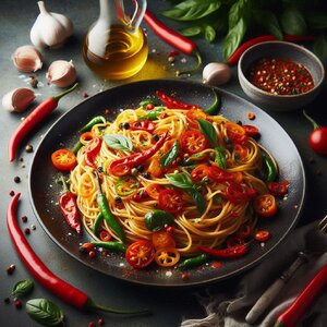 แจกสูตรอาหาร !! สปาเก็ตตี้ผัดขี้เมาพริกแห้ง เผ็ดจัดจ้าน หอมเครื่องเทศ 🍝🔥