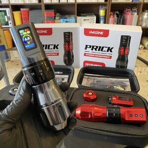 INKONE PRICK เครื่องสักฮอคเพนไร้สาย ปรับสโตกได้