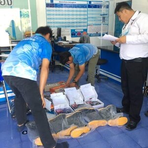วันที่ 4 เมษายน 2566 ส่งงานอุปกรณ์ชีวอนามัยให้การประปาส่วนภูมิภาคในพื้นที่ จ.ลำพูน