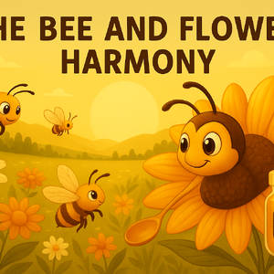 The Bee and Flower Harmony