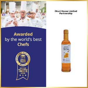 น้ำผึ้งSiam Bee Secret ได้มีโอกาสเข้าร่วมคัดสรรค์ผลิตภัณฑ์ Superior Taste Award 2025 เป็นหนึ่งในผลิตภัณฑ์น้ำผึ้งแบรนด์ของคนไทยที่ได้รับรางวัลในปีนี้