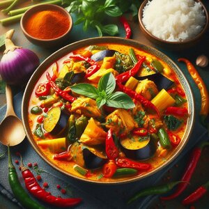 แจกฟรี! รูปแกงป่าไก่รสเด็ด 🌶️🍗 จัดจ้านและจัดเต็มกับเครื่องแกงที่เข้มข้น เสิร์ฟพร้อมข้าวสวยร้อน ๆ ใครขายอาหารไทยต้องโพสต์นี้เลย! 🍚🌿 #แกงป่าไก่ #แจกฟรี #อาหารไทย #โพสต์ขายของ #รสชาติจัดเต็ม