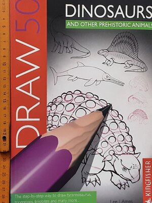 Knowledge Book** 🍅🍓DRAW 50 DINOSAURS AND OTHER PREHISTORIC ANIMALS