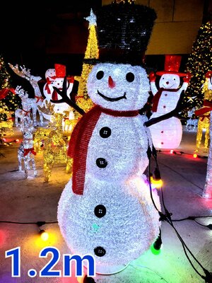 สโนว์แมน 1.2เมตร สิ่งที่คุณต้องมีในการตกแต่งธีมคริสต์มาส