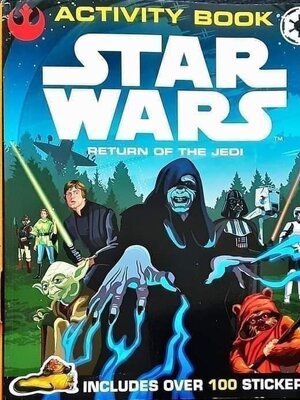 Activities Book** 🍓🍅STARWARS ACTIVITY BOOK RETURN OF THE JEDI (100 STICKERS)