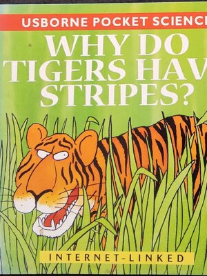 KNOWLEDGE BOOK** ♥️♥️USBORNE POCKET SCIENCE WHY DO TIGERS HAVE STRIPES?