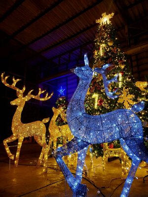 กวางไฟประดับ คริสต์มาส 1.2เมตร