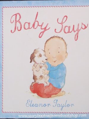 BOARD BOOK** 🍓🍓BABY SAYS BY ELEANOR TAYLOR