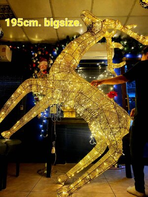 ให้เช่ากวางไฟ ขนาด2เมตร