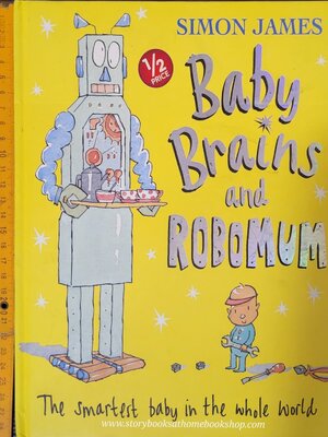 หนังสือนิทานปกแข็ง** 🍅🍅BABY BRAINS AND ROBOMUM BY SIMON JAMES