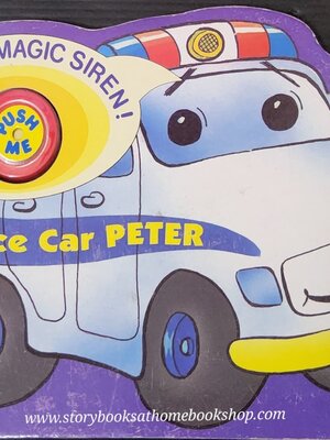 SOUND BOARD BOOK** 🍅🍅HEAR MY MAGIC SIREN! POLICE CAR PETER