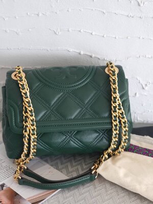 New Tory Burch Fleming Soft Small Convertible Shoulder Bag