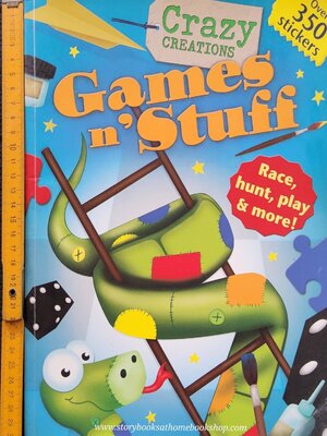 ACTIVITIES Book** 🍅🍓CRAZY CREATIONS:GAMES N' STUFF