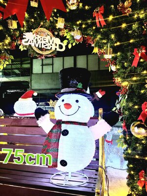 สโนว์แมน 75cm. สิ่งที่คุณต้องมีในการตกแต่งธีมคริสต์มาส
