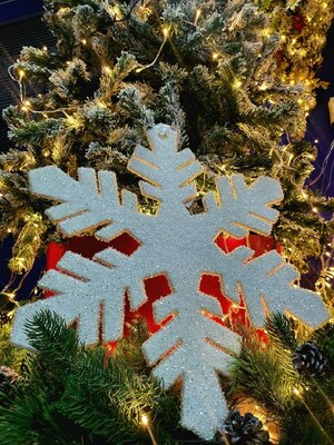 snowflack เกล็ดหิมะ 50cm. แขวน/1ชิ้น