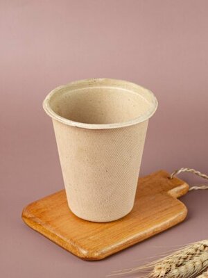 ถ้วยกาแฟเยื่อฟางข้าว 260 มล.