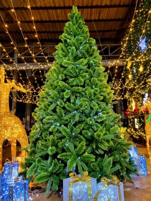 ให้เช่าต้นคริสต์มาสปลอมสนนอก ขนาด 10ฟุตพร้อมตกแต่งครบมาตราฐาน