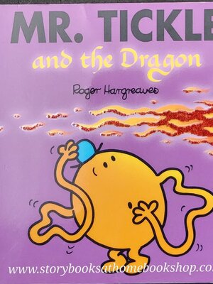 หนังสือ Bestseller Small book** **หนังสือนิทานปกอ่อน** 👉LITTLE MISS&MR.MEN👍 🍅🍅MR.TICKLE AND THE DRAGON by Roger Hargreaues ปกกริทเตอร์