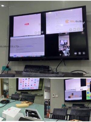 4K wirelss HDMI ออก 4จอใน 1 จอ picture in picture
