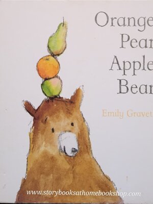 BOARD BOOK** 🍅🍅ORANGE PEAR APPLE BEAR BY EMILY GRAVETT