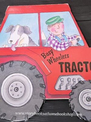BOARD BOOK** 🍅🍅BUSY WHEELERS TRACTOR (ล้อรถหมุนได้นะคะ)
