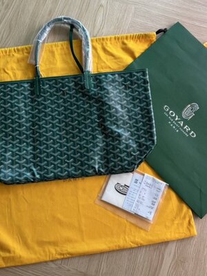 🔫💦 New Goyard st louis pm สีเขียว อุปกรณ์ ครบ บิล ปี25 🔫💦