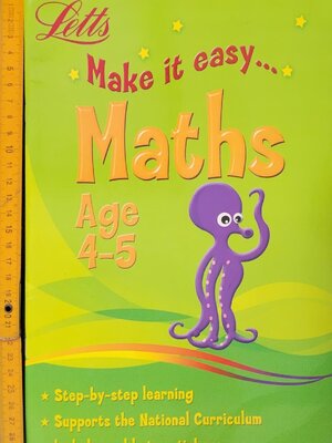 PRACTISE BOOK** 🍅🍅LETTS: MAKE IT EASY MATH AGE 4-5