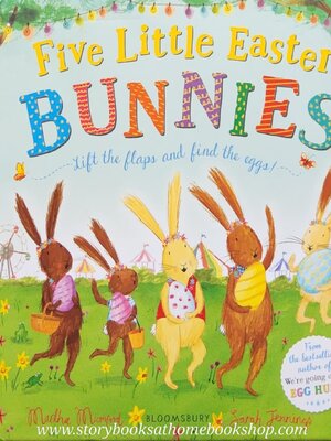 LIFT THE FLAP BOARD BOOK** 🍅🍓 FIVE LITTLE EASTER BUNNIES