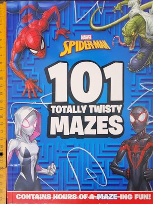 PUZZLE BOOK** 🍅🍅MARVEL SPIDER-MAN 101 TOTALLY TWISTY MAZES