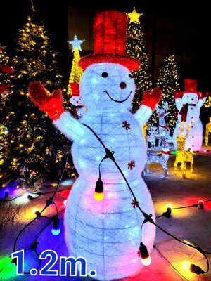 สโนว์แมน 1.2เมตร สิ่งที่คุณต้องมีในการตกแต่งธีมคริสต์มาส