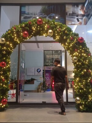 ให้เช่าซุ้มคริสต์มาสขนาด2.8เมตร พร้อมตกแต่งครบมาตราฐาน