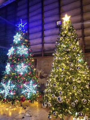 ให้เช่าต้นคริสต์มาสปลอม ขนาด 10ฟุตพร้อมตกแต่งครบมาตราฐาน