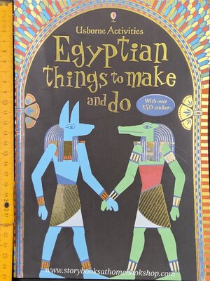 ACTIVITIES BOOK** 🍅🍅USBORNE ACTIVITIES EGYTIAN THINGS TO MAKE AND DO WITH 250 STICKERS