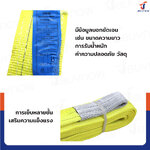 สลิงผ้าใบแบน สายพานยกของ 3 ตัน ยาว 6 เมตร (เซฟตี้ 7:1 มีใบเซอร์) JBUYNOW