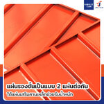 ชั้นวางของ 4 ชั้น 60x200x200 cm สีส้ม-น้ำเงิน รับน้ำหนัก 200 kg รุ่น ขาเชื่อม