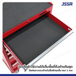 ตู้เครื่องมือ 6 ลิ้นชัก มีกุญแจล็อค 46x75x106 CM สีแดง TT-2706RD