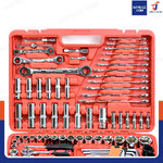 ชุดเครื่องมือ ประแจบล็อก 150 ชิ้น 1/2 นิ้ว 3/8 นิ้ว 1/4 นิ้ว CR-V A1-E15003