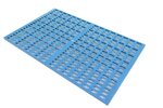 Plastic Mat แผ่นรองพื้นพลาสติก รองพื้นกรง รองของหนัก ตู้เย็น เครื่องซักผ้า 800kg 46x73x1.5 cm M78