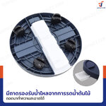 จานรองกระถางต้นไม้ 14 นิ้ว มีล้อ/มีถาดรองน้ำ Load 100 kg.