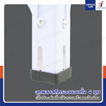 ชั้นวางของเหล็ก 5 ชั้น ชั้นวางอเนกประสงค์ 30x90x180 cm สีขาว