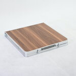 โต๊ะสนามพับได้อลูมิเนียม ปรับความสูงได้ 3 ระดับ 60x120x70 cm สีน้ำตาลเข้ม TC-R1260 โต๊ะสนามพับได้อลูมิเนียม ปรับความสูงได้ 3 ระดับ 60x120x70 cm สีน้ำตาลเข้ม TC-R1260