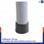 โต๊ะเหลี่ยมพับหน้าได้ HDPE โต๊ะปิกนิก โต๊ะเอนกประสงค์ ทนแดด ทนฝน 74x180x74 cm สีขาว
