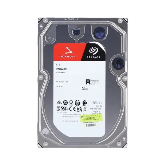 Seagate ฮาร์ดดิสก์ รุ่น ST8000VN004 IronWolf 8TB 7200 RPM 256MB