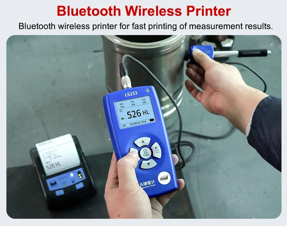 เครื่องวัดความแข็ง Leeb Hardness Tester Linshang LS253 เครื่องวัดความแข็ง Leeb Hardness Tester Linshang LS253