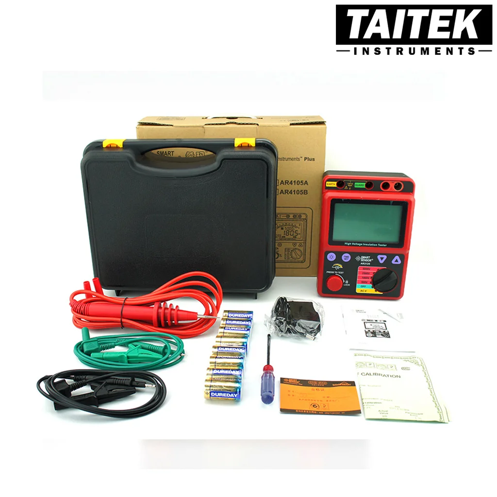 เครื่องทดสอบความเป็นฉนวนไฟฟ้าแรงสูง High Voltage Insulation Resistance Tester SMART SENSOR รุ่น AR3125 เครื่องทดสอบความเป็นฉนวนไฟฟ้าแรงสูง High Voltage Insulation Resistance Tester SMART SENSOR รุ่น AR3125