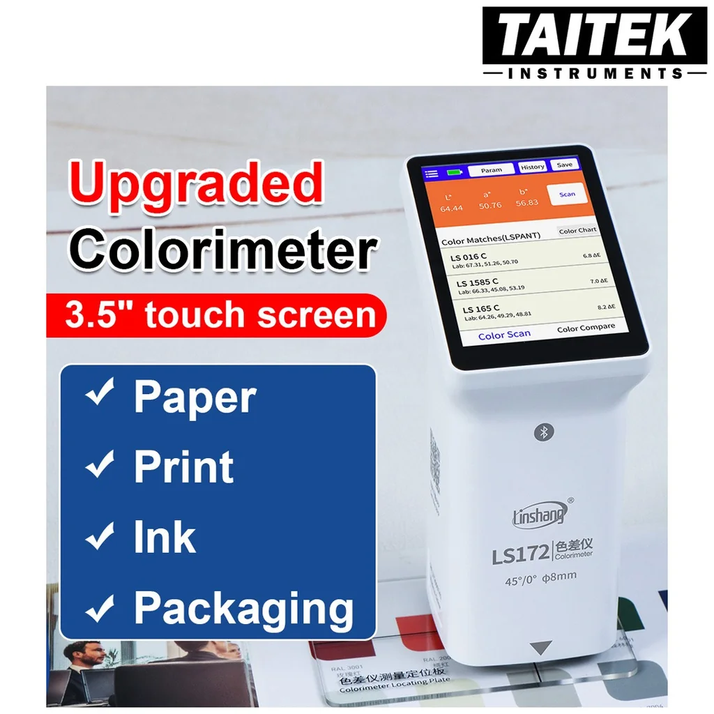 เครื่องวัดสี Multifunctional Colorimeter Linshang รุ่น LS172 Measuring aperture 8mm Illumination geometry 45/0 เครื่องวัดสี Multifunctional Colorimeter Linshang รุ่น LS172 Measuring aperture 8mm Illumination geometry 45/0